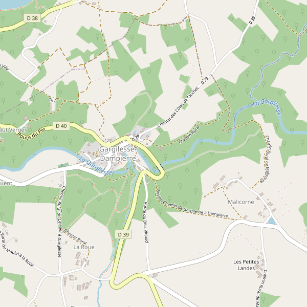 Carte des bibliotheques à Gargilesse-Dampierre Thumbnail