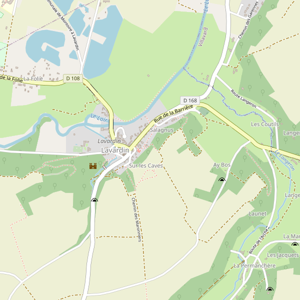 Carte des bibliotheques à Lavardin (Loir-et-Cher) Thumbnail