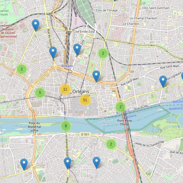 Carte des cafe à Orléans Thumbnail