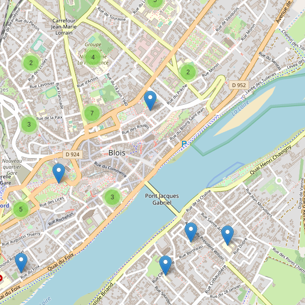 Carte des ecoles à Blois Thumbnail