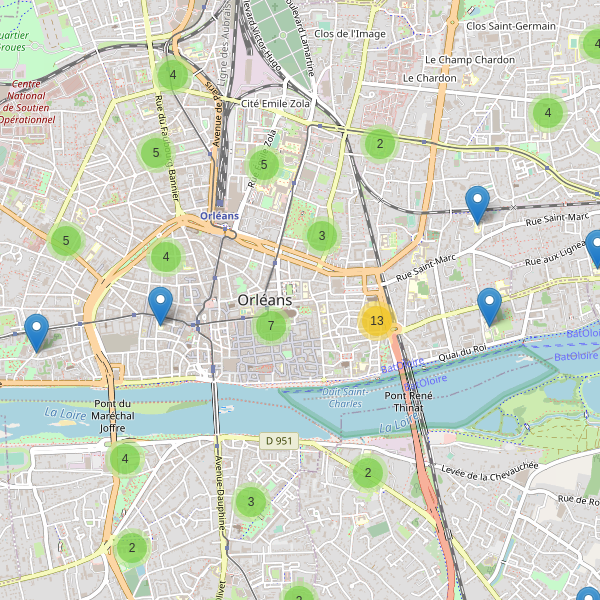 Carte des ecoles à Orléans Thumbnail