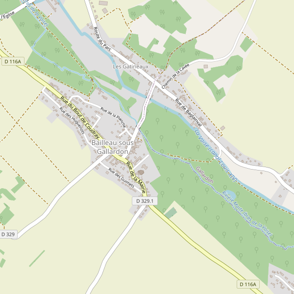 Carte des parkings à Bailleau sous Gallardon Thumbnail