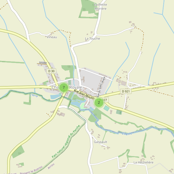 Carte des parkings à Chapelle-Royale Thumbnail