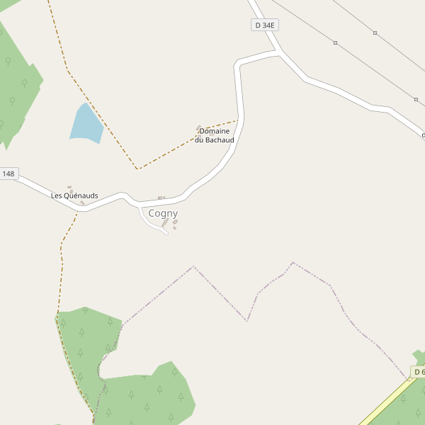 Carte des parkings à Cogny (Cher) Thumbnail