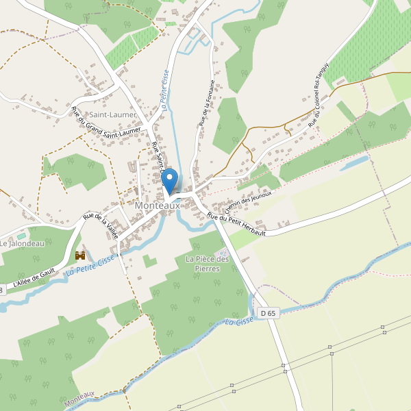 Carte des parkings à Monteaux Thumbnail