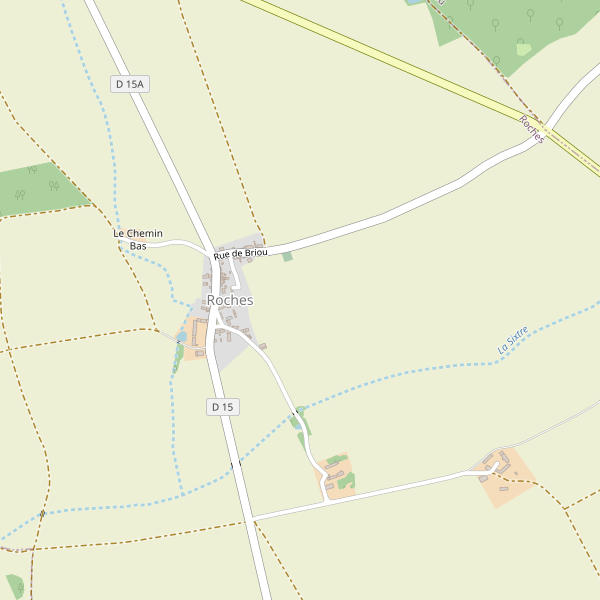 Carte des parkings à Roches (Loir-et-Cher) Thumbnail