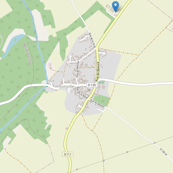 Carte des parkings à Roinville (Eure-et-Loir) Thumbnail