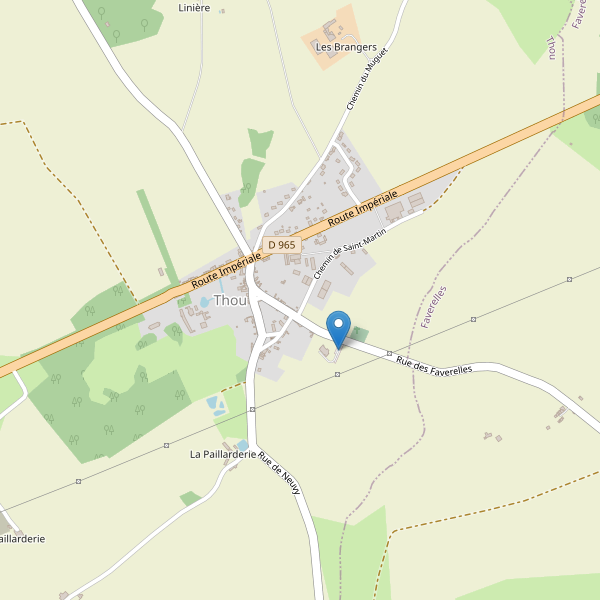 Carte des parkings à Thou (Loiret) Thumbnail