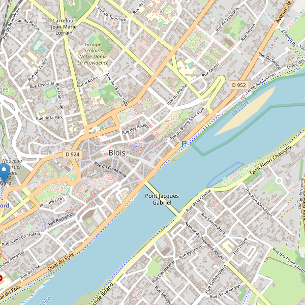 Carte des taxi à Blois Thumbnail