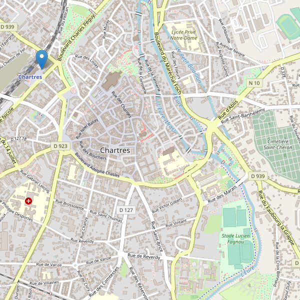 Carte des taxi à Chartres Thumbnail