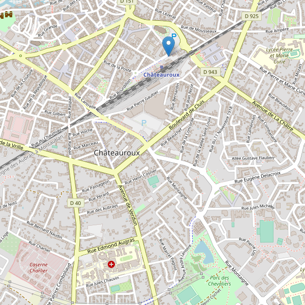 Carte des taxi à Châteauroux Thumbnail