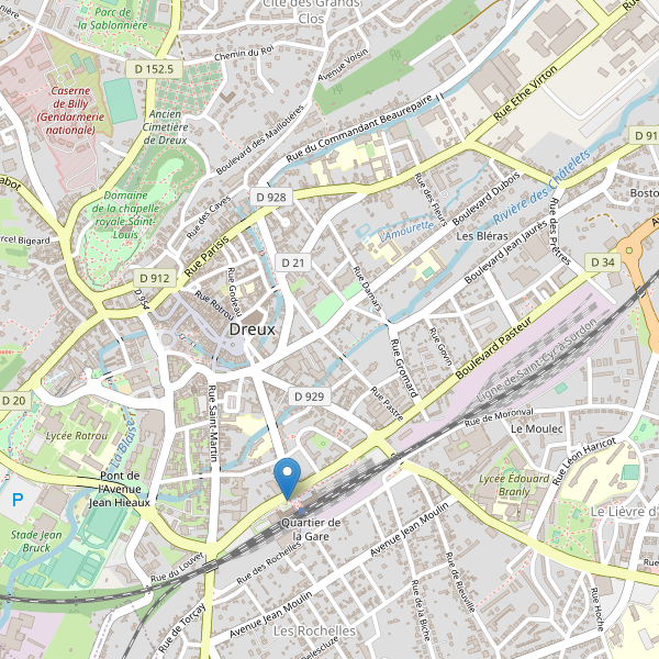 Carte des taxi à Dreux Thumbnail