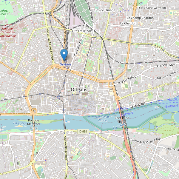 Carte des taxi à Orléans Thumbnail