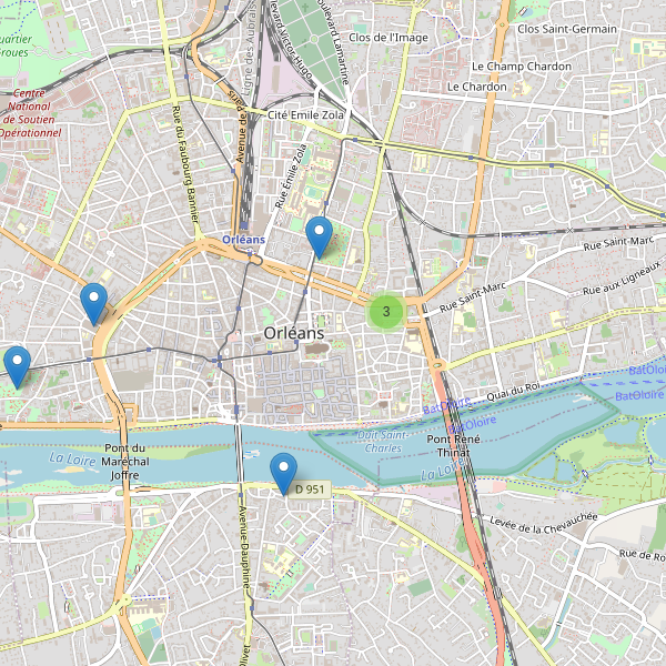 Carte des theatres à Orléans Thumbnail