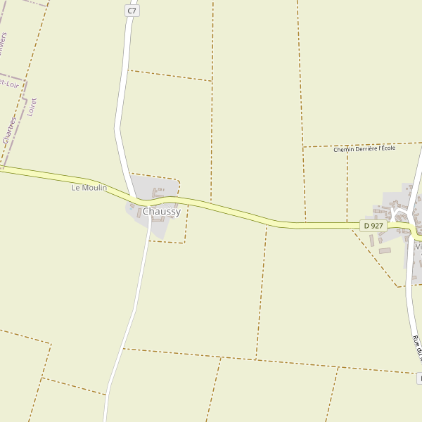 Carte des hotels à Chaussy (Loiret) Thumbnail