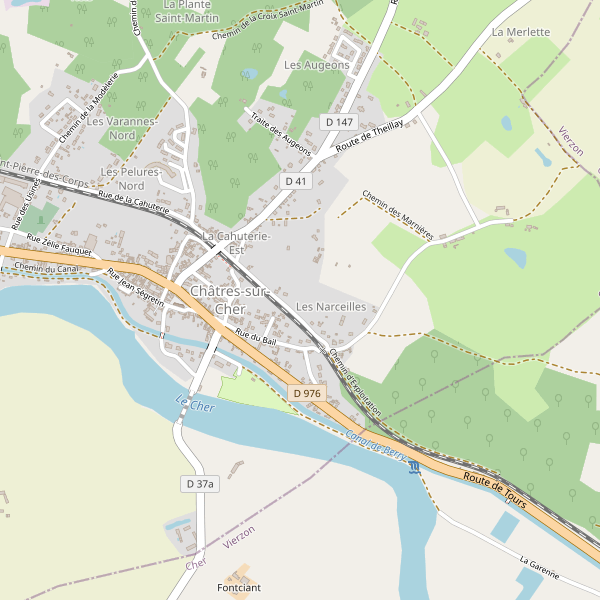 Carte des restaurants à Châtres-sur-Cher Thumbnail