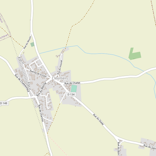 Carte des location-voiture à Clévilliers Thumbnail