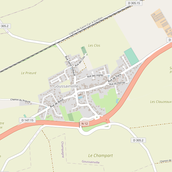 Carte des terminals-ferry à Goussainville (Eure-et-Loir) Thumbnail