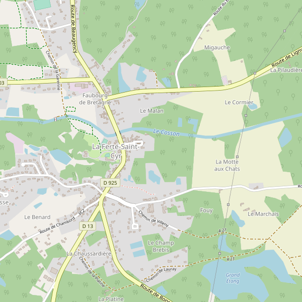 Carte des vetements à La Ferté-Saint-Cyr Thumbnail