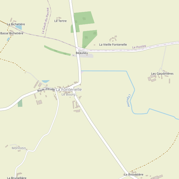Carte des location-voiture à La Fontenelle (Loir-et-Cher) Thumbnail