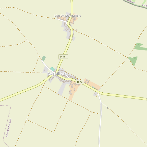 Carte des restaurants à Mainvilliers (Loiret) Thumbnail