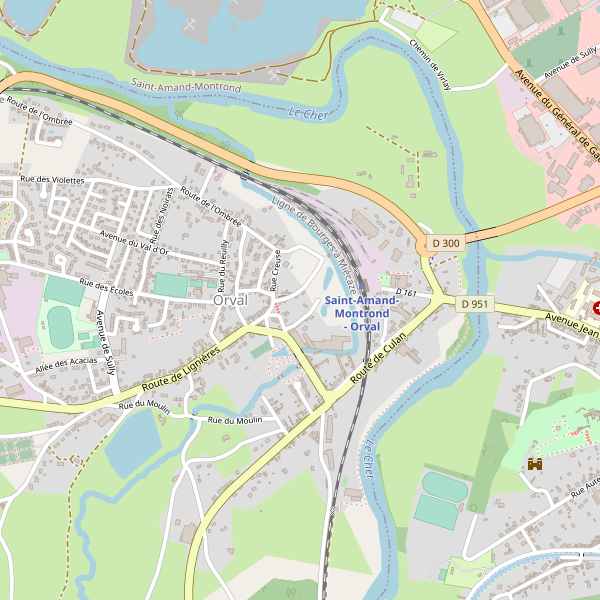 Carte des hotels à Orval (Cher) Thumbnail