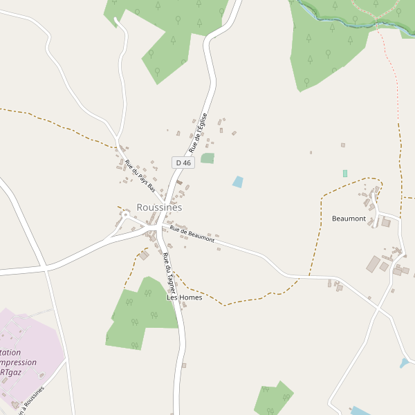 Carte des bedandbreakfast à Roussines (Indre) Thumbnail