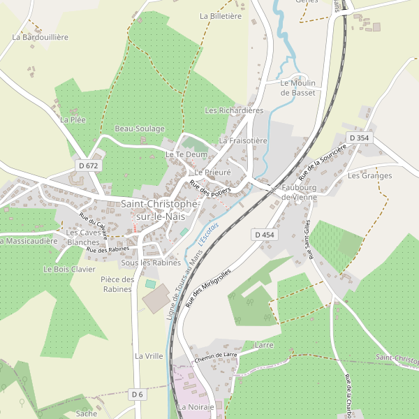 Carte des location-voiture à Saint-Christophe-sur-le-Nais Thumbnail