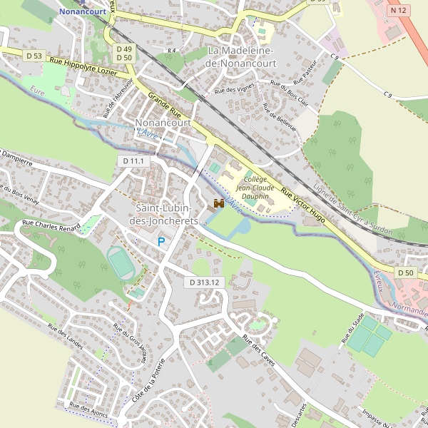 Carte des bedandbreakfast à Saint-Lubin-des-Joncherets Thumbnail