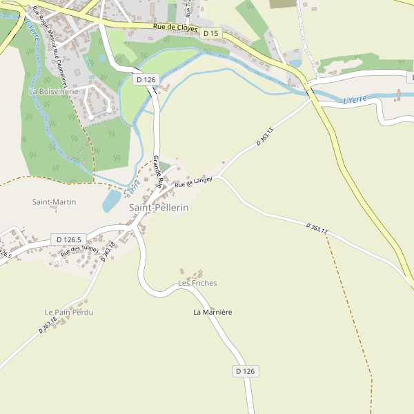 Carte des hotels à Saint-Pellerin (Eure-et-Loir) Thumbnail