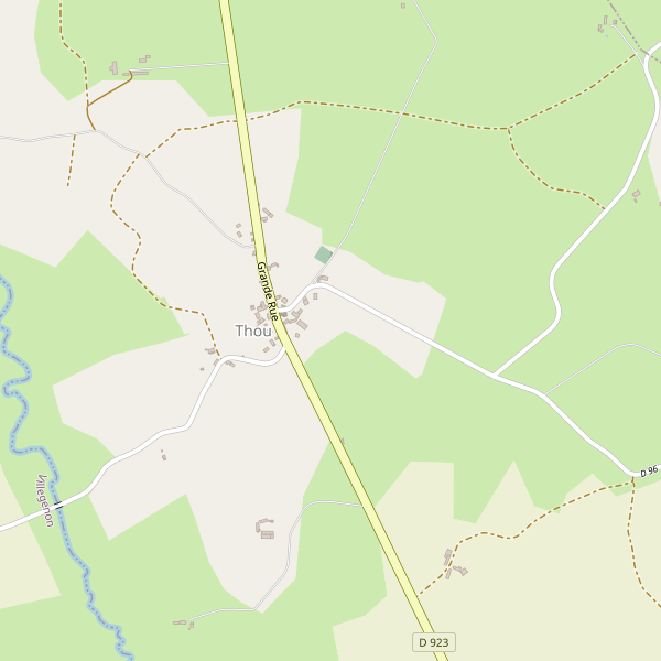 Carte des lave-auto à Thou (Cher) Thumbnail