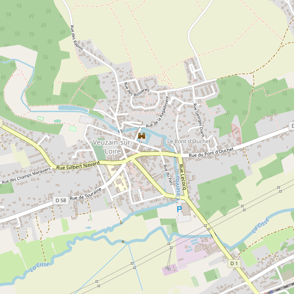 Carte des stationnement-velos à Veuzain-sur-Loire Thumbnail