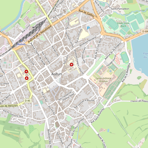 Carte des bibliotheques à Autun Thumbnail