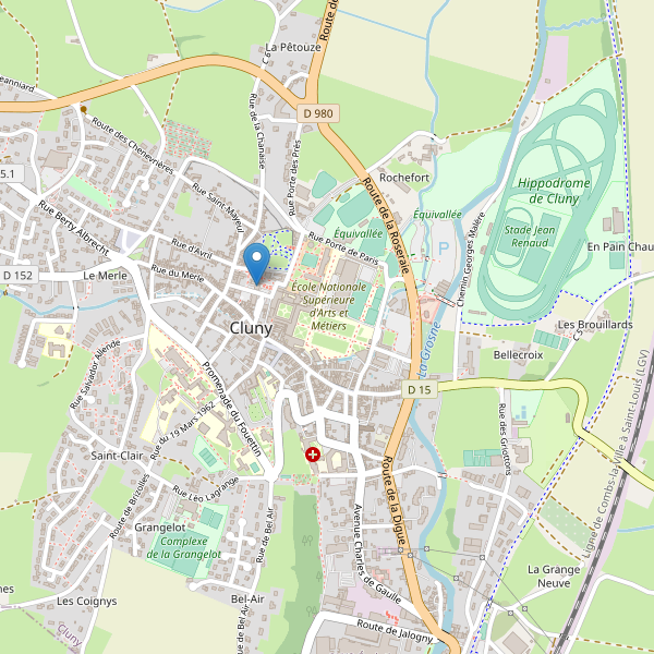 Carte des bibliotheques à Cluny Thumbnail