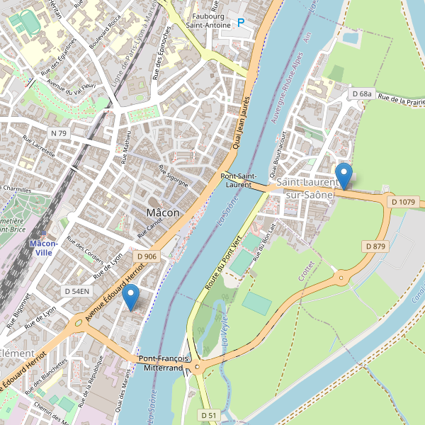 Carte des bibliotheques à Mâcon Thumbnail