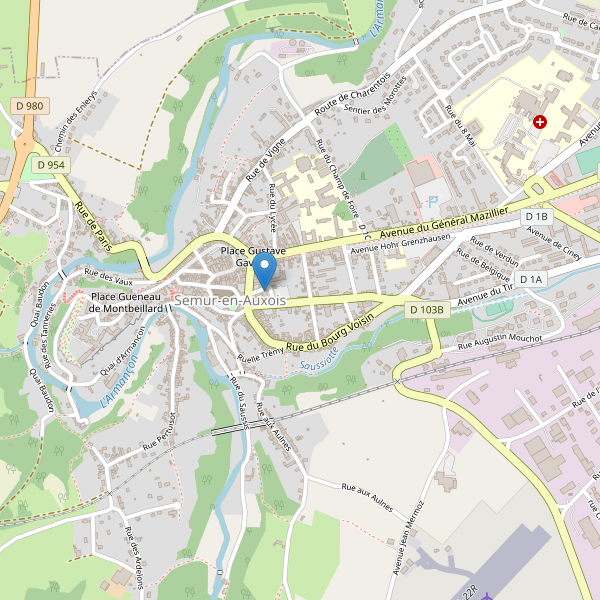 Carte des bibliotheques à Semur-en-Auxois Thumbnail