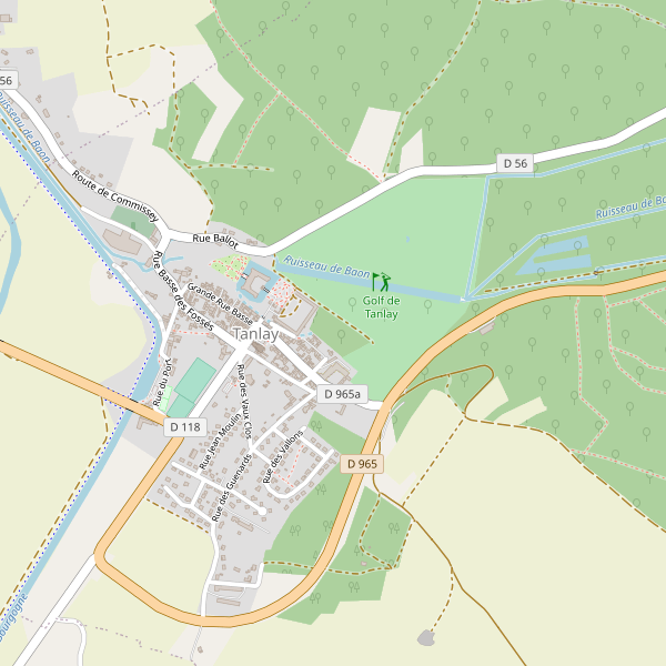 Carte des bibliotheques à Tanlay Thumbnail