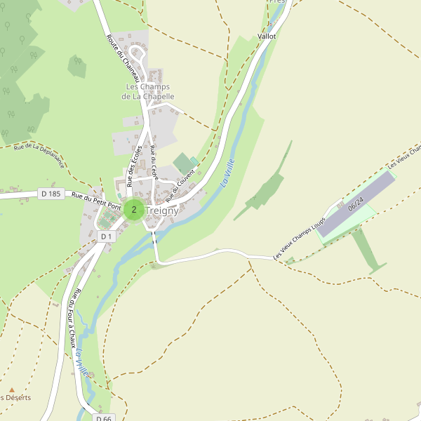 Carte des cafe à Treigny Thumbnail