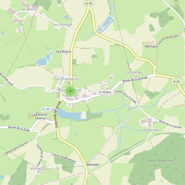 Carte des parkings à Bois-Sainte-Marie Thumbnail