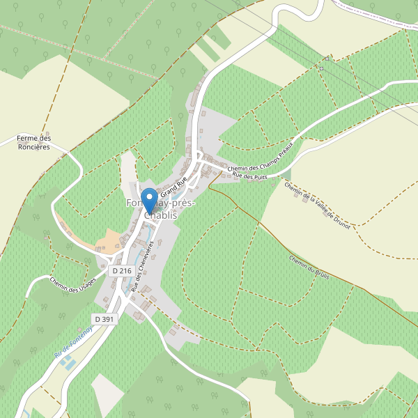 Carte des parkings à Fontenay-près-Chablis Thumbnail