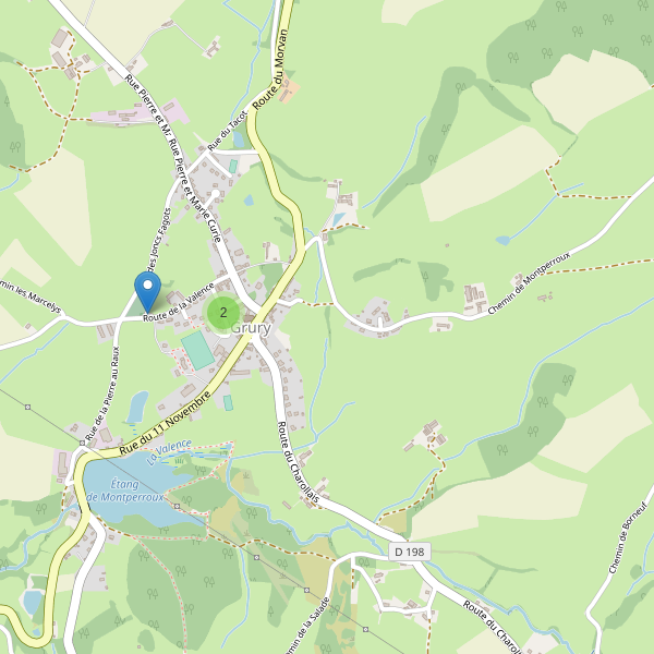 Carte des parkings à Grury Thumbnail