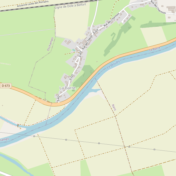 Carte des parkings à La Barre (Jura) Thumbnail