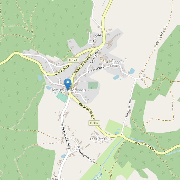 Carte des parkings à Moux-en-Morvan Thumbnail