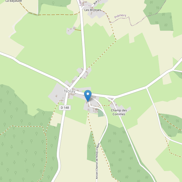 Carte des parkings à Nolay (Nièvre) Thumbnail