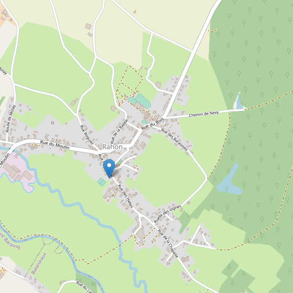 Carte des parkings à Rahon (Jura) Thumbnail