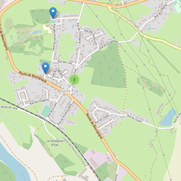 Carte des parkings à Saint-Éloi (Nièvre) Thumbnail