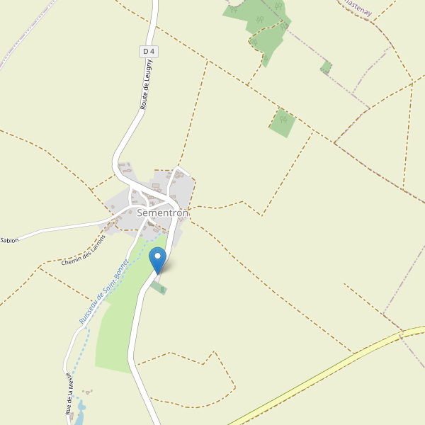 Carte des parkings à Sementron Thumbnail