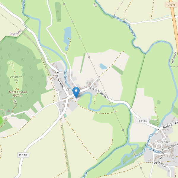 Carte des parkings à Vix (Côte-d'Or) Thumbnail