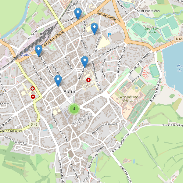 Carte des pharmacies à Autun Thumbnail