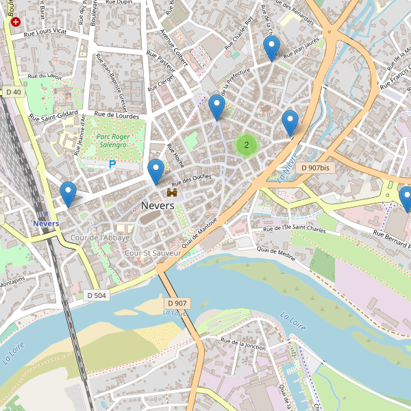 Carte des pharmacies à Nevers Thumbnail